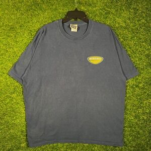 Old Guys Rule Living Legend Mens XL Navy Blue Graphic T-Shirt Cotton